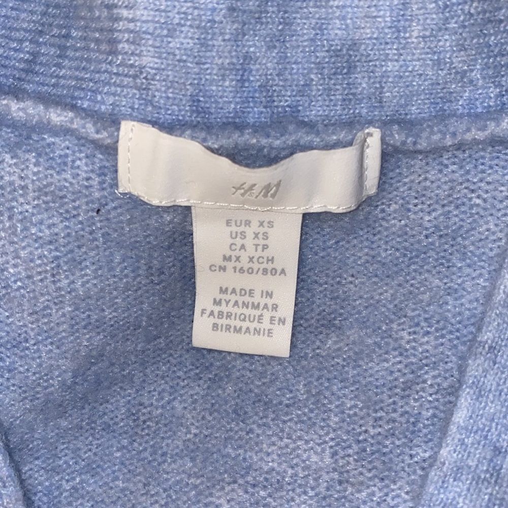 H&M Blue Cardigan Sweater - Picture 2 of 7
